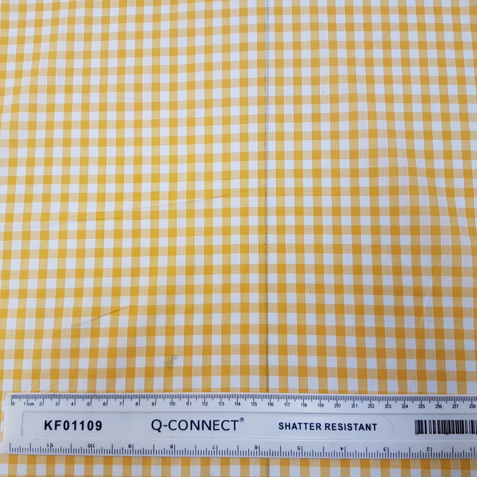 Gingham Fabric Polyester Cotton 6mm Fabric Land